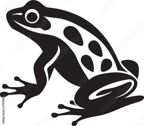 FroggyFantasy Dynamic Frog Logo PondPulse Froggy Vector Icon photo