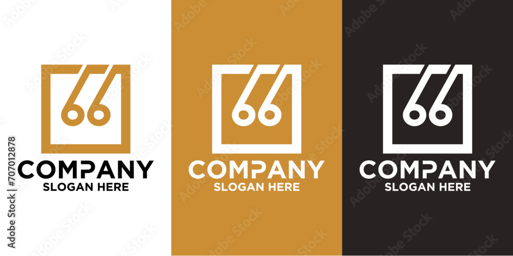 LOGO INITIAL NUMBERS 6 6 SQUARE COMBINATION LOGO INITIAL NUMBERS 6 6 SQUARE COMBINATION