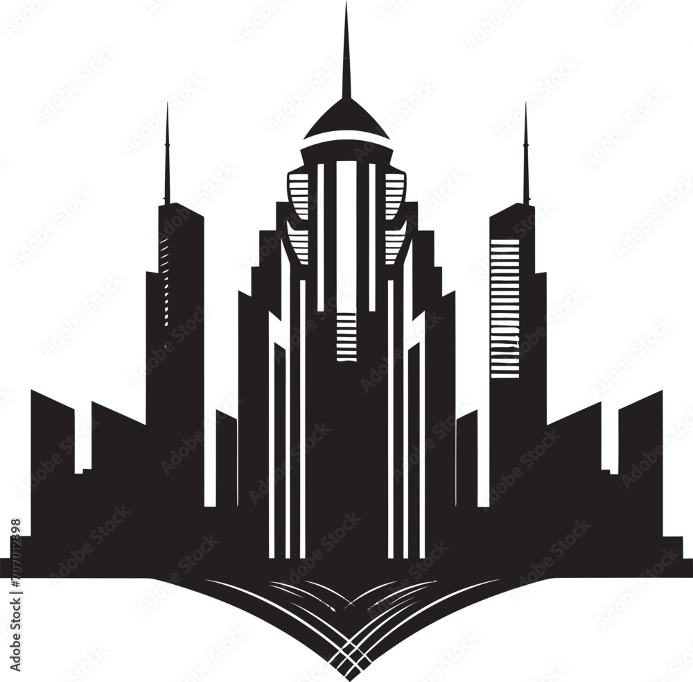 TechTowers Futuristic Logo Design InnoStruct Vector Building Icon TechTowers Futuristic Logo Design InnoStruct Vector Building Icon