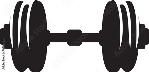 PowerGrip Vector Fitness Logo TitanicLift Dumbbell Icon Design photo