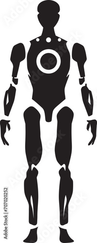 MetalMind Advanced Android Symbol SyntheticVisage Robotic Logo