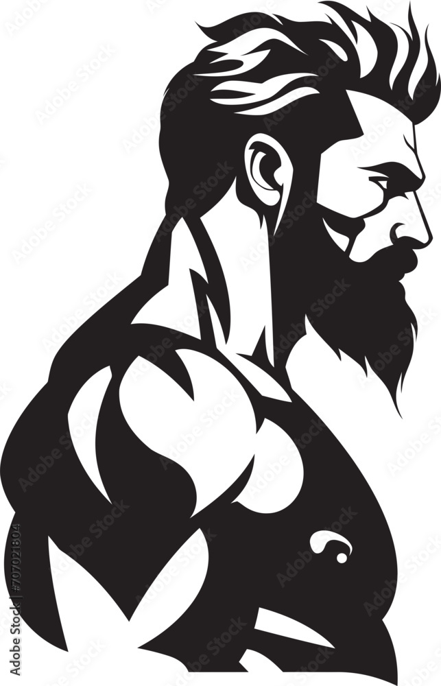 MuscleWarrior Power Symbol MightyGuard Warrior Emblem MuscleWarrior Power Symbol MightyGuard Warrior Emblem