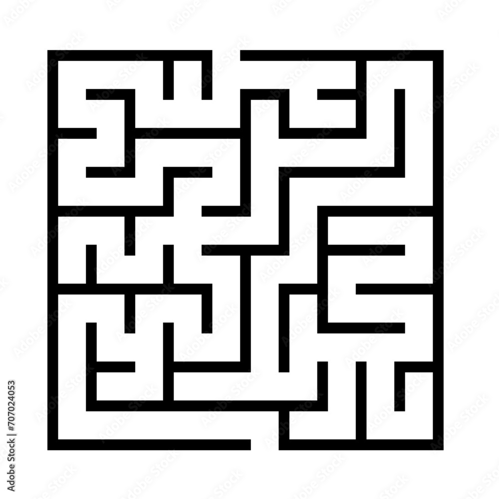 Square Labyrinth Maze Square Labyrinth Maze