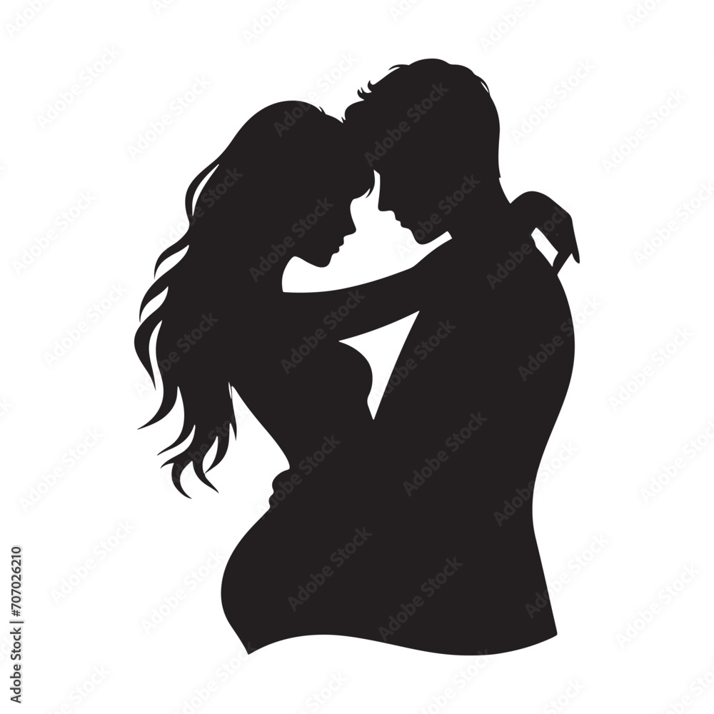 Eternal Affection Shadows: Silhouette of a Couple in Love for Romantic Stock - Valentine Vector, Couple Vector Stock
Eternal Affection Shadows: Silhouette of a Couple in Love for Romantic Stock - Valentine Vector, Couple Vector Stock