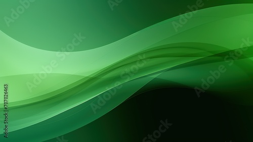 Abstract modern green wavy texture background design. AI generated image