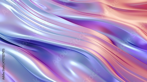Iridescent Fabric Abstract Backgrounds 3d, with luxury neon effect