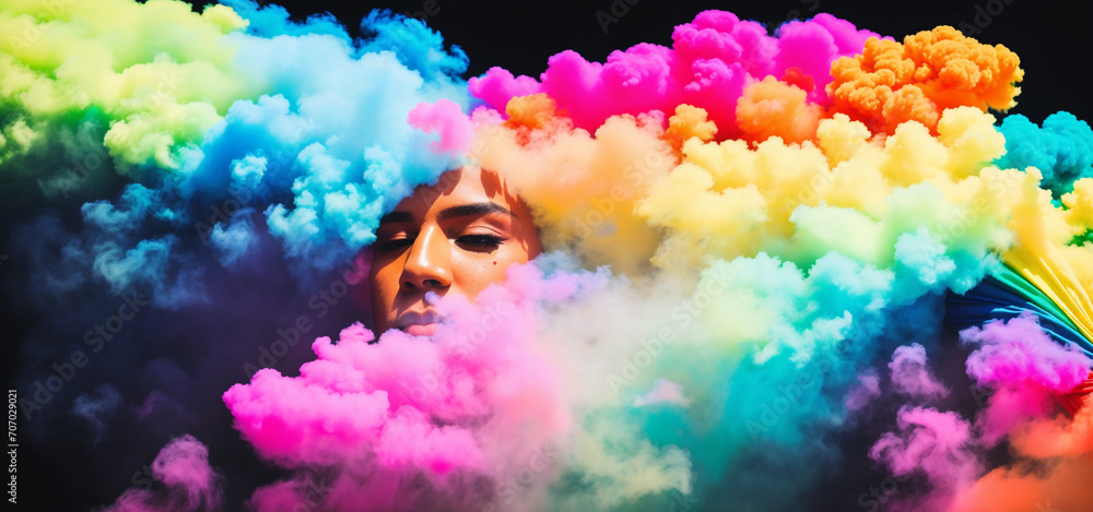 pride month concept generative ai pride month concept generative ai