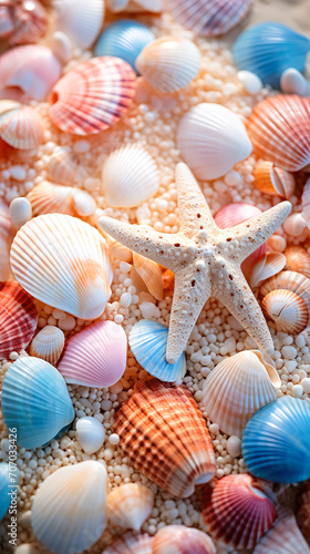 Seashell Collection, Soft focus, Macro shots, Stillness, Shoreline, Hobbyist delight