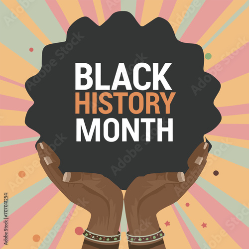 Black History Month social media post design Layouts.
