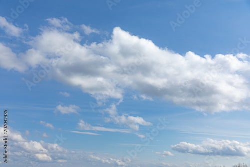 summer blue sky cloud gradient light white background. beauty bright cloud cover in the sun calm winter air background .spring wind