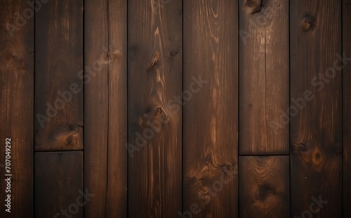 The surface of the old brown wood texture. Top view. Old dark textured wooden background.