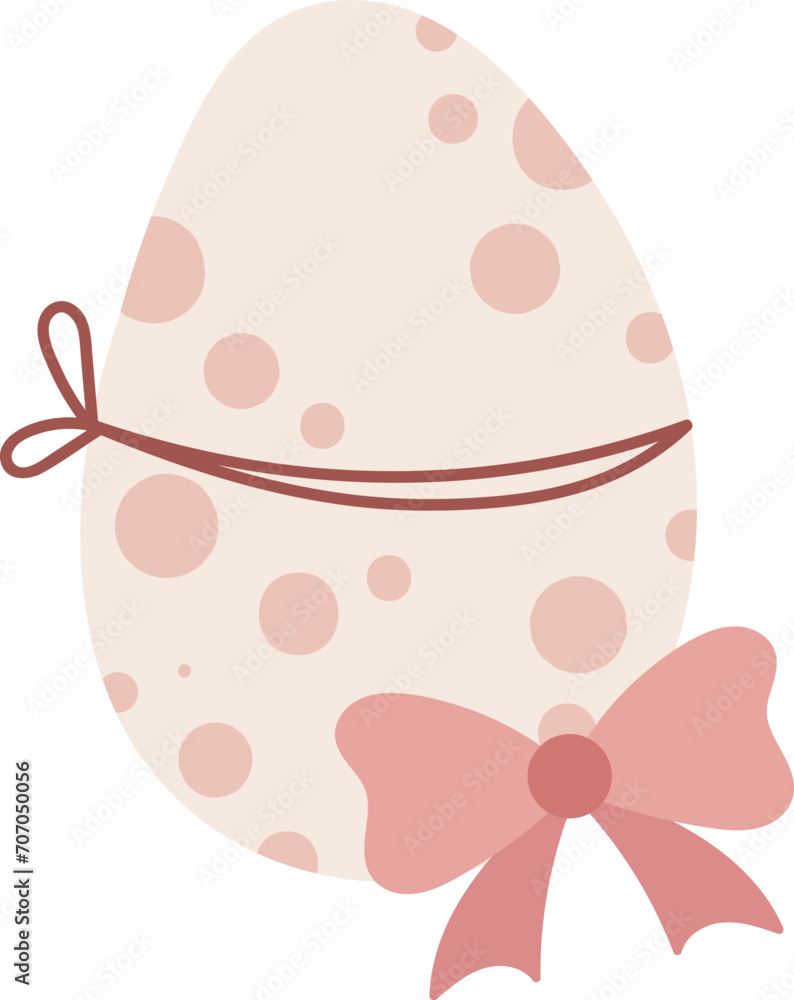 Easter Egg With Bow