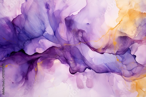 Elevate your creative space with the fluid elegance of watercolor art, where vibrant pigments come together, Generative AI