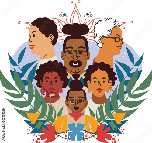 Black History Month social media post design Layouts.
