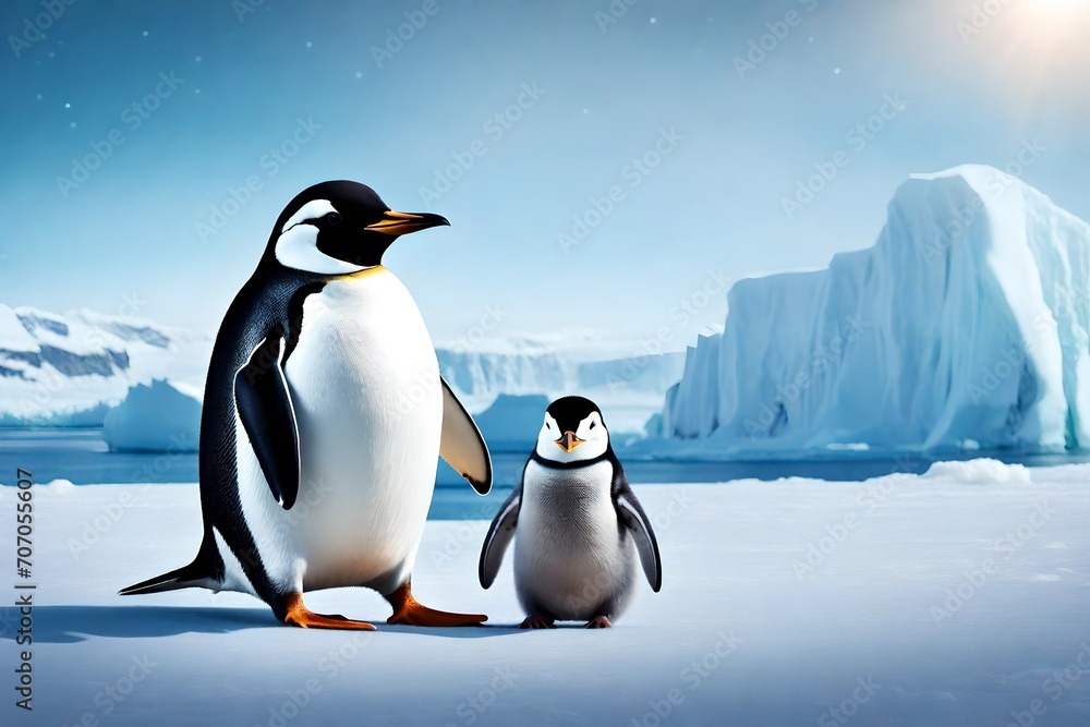 Write a poem that captures the playful antics of a group of penguins sliding down icy slopes in the South Pole
