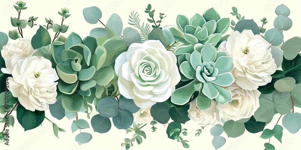 custom made wallpaper toronto digitalIllustration of flowers , card , wallpaper, various flowers in different colors