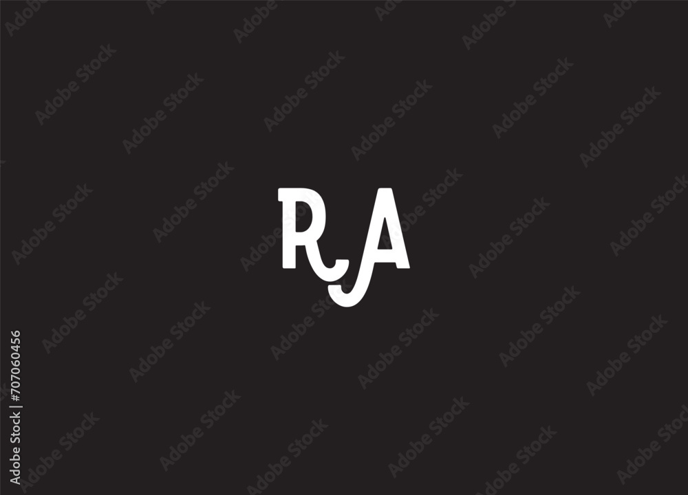 RA creative logo design and initial logo RA creative logo design and initial logo
