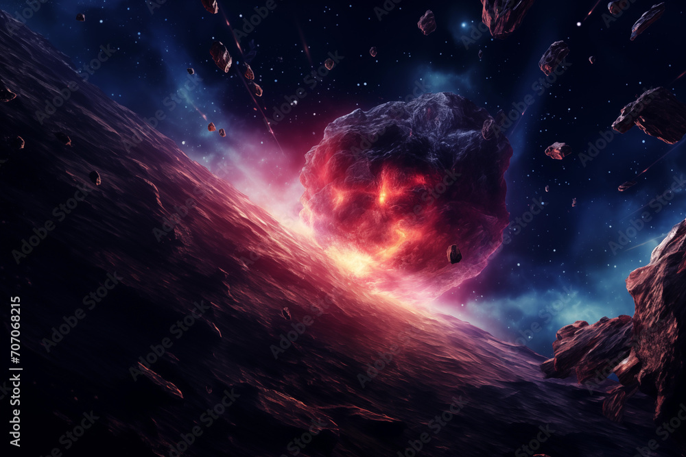 Beautiful illustration created using artificial intelligence. Generative AI. Beautiful illustration created using artificial intelligence. Generative AI.
