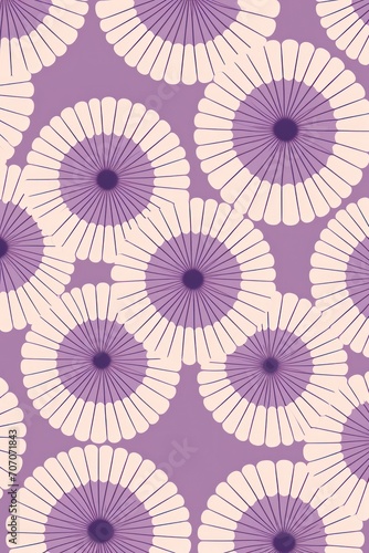 Lavender repeated circle pattern 
