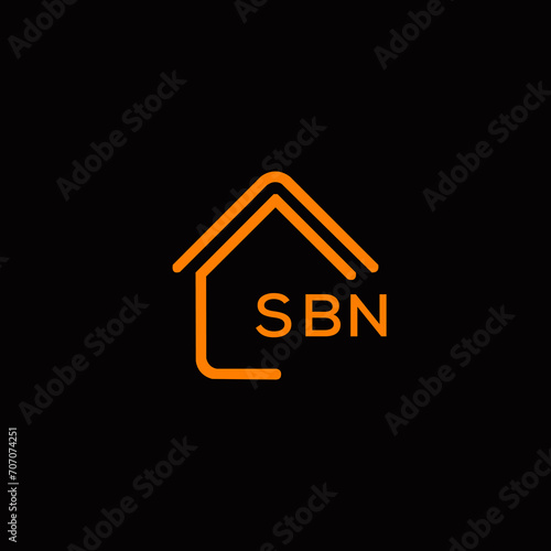 SBN Letter logo design template vector. SBN Business abstract connection vector logo. SBN icon circle logotype. 