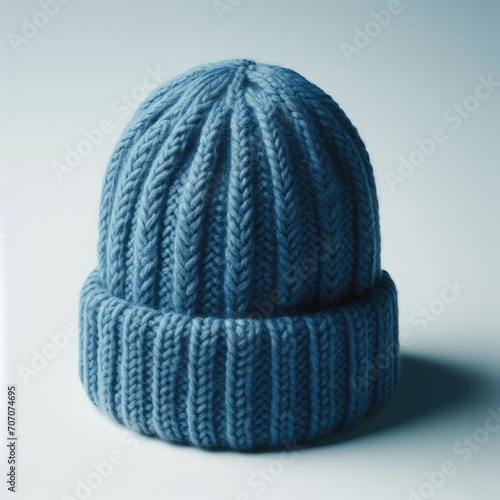 blue wool cap 