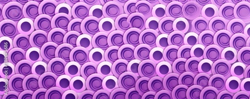 Lilac repeated circle pattern 