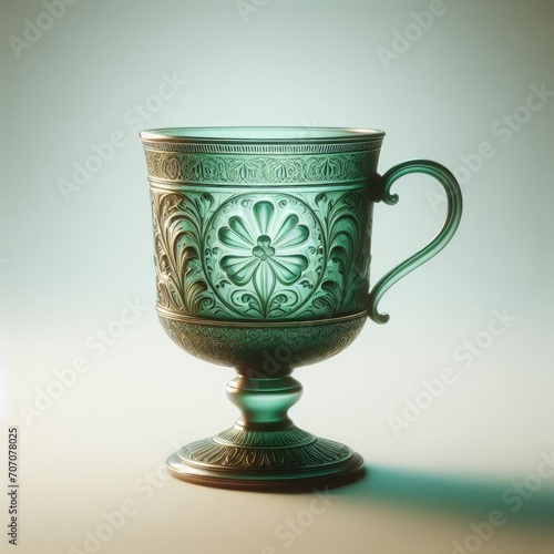 valuable antique glass cup