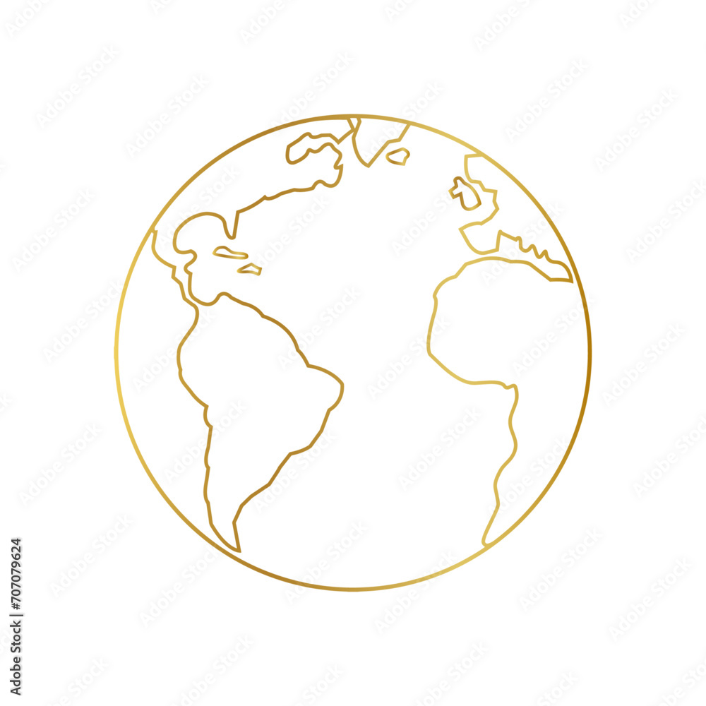 golden Earth Globe World map vector, golden earth vector, gold earth sign, gold earth icon golden Earth Globe World map vector, golden earth vector, gold earth sign, gold earth icon