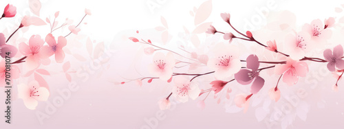 abstract with watercolor flower background