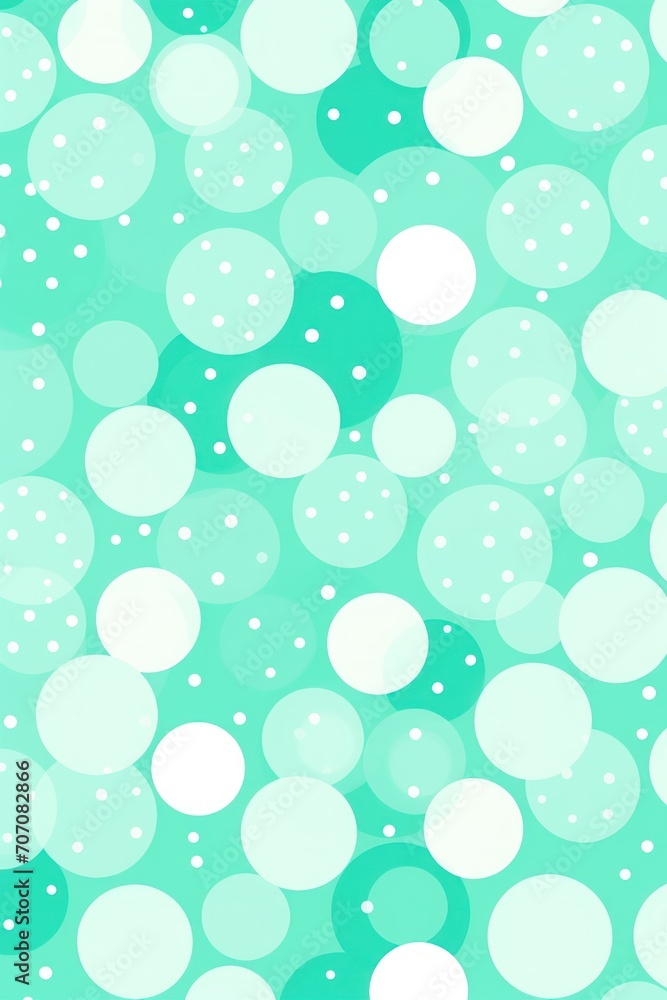 Mint repeated soft pastel color vector art circle pattern