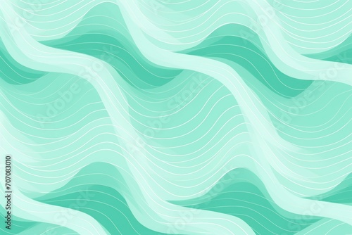 Mint repeated soft pastel color vector art line pattern 
