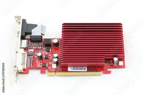 Retro Grafikkarte GeForce 8400 eine seltene PCI Videokarte photo