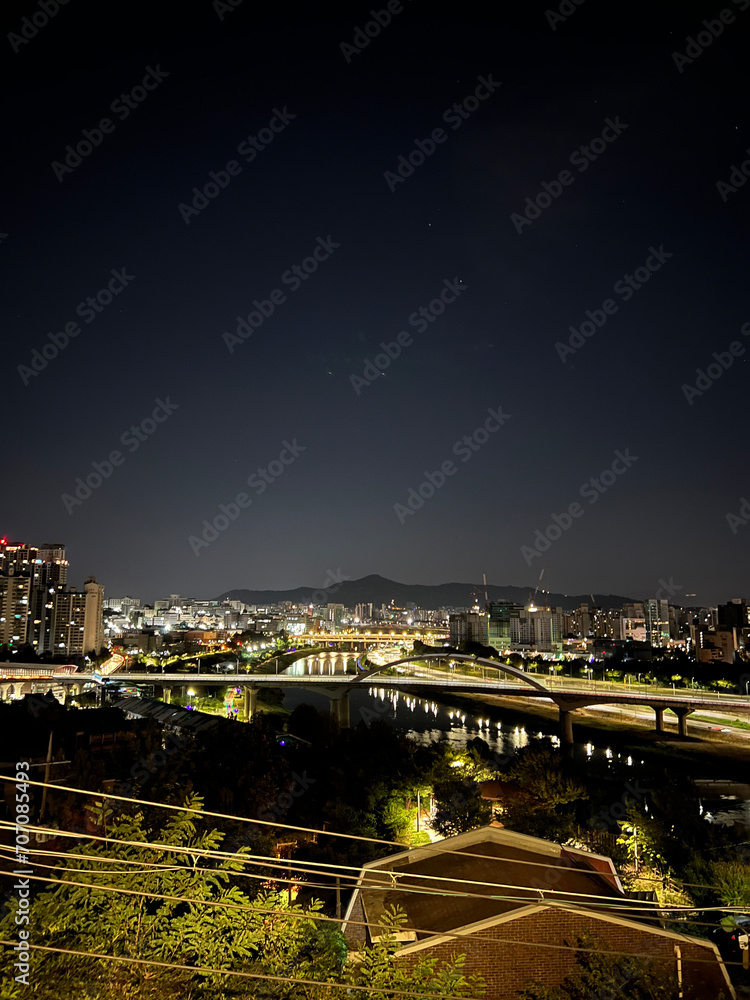 City Night View of Seoul