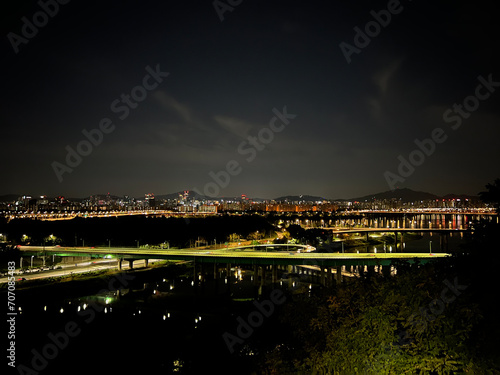 City Night View of Seoul