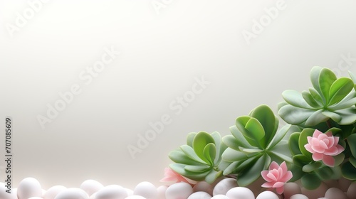 nature leaves flower copy space background
