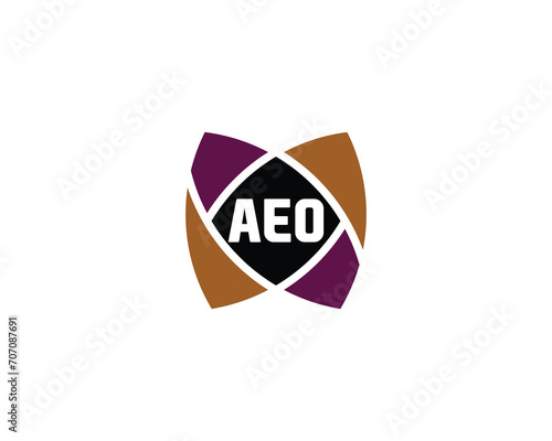 AEO LOGO DESIGN VECTOR TEMPLATE