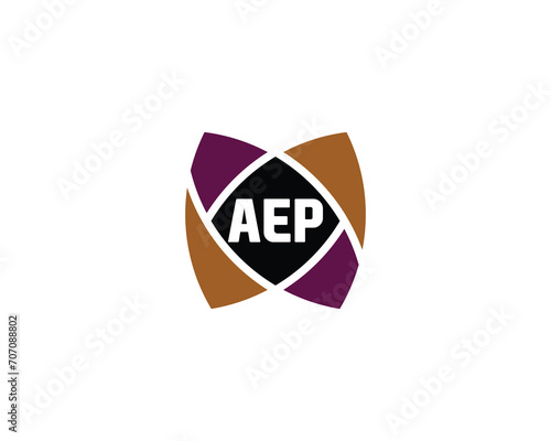 AEP LOGO DESIGN VECTOR TEMPLATE photo