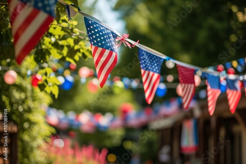 American Flags and Patriotic Decorations for Memorial Day