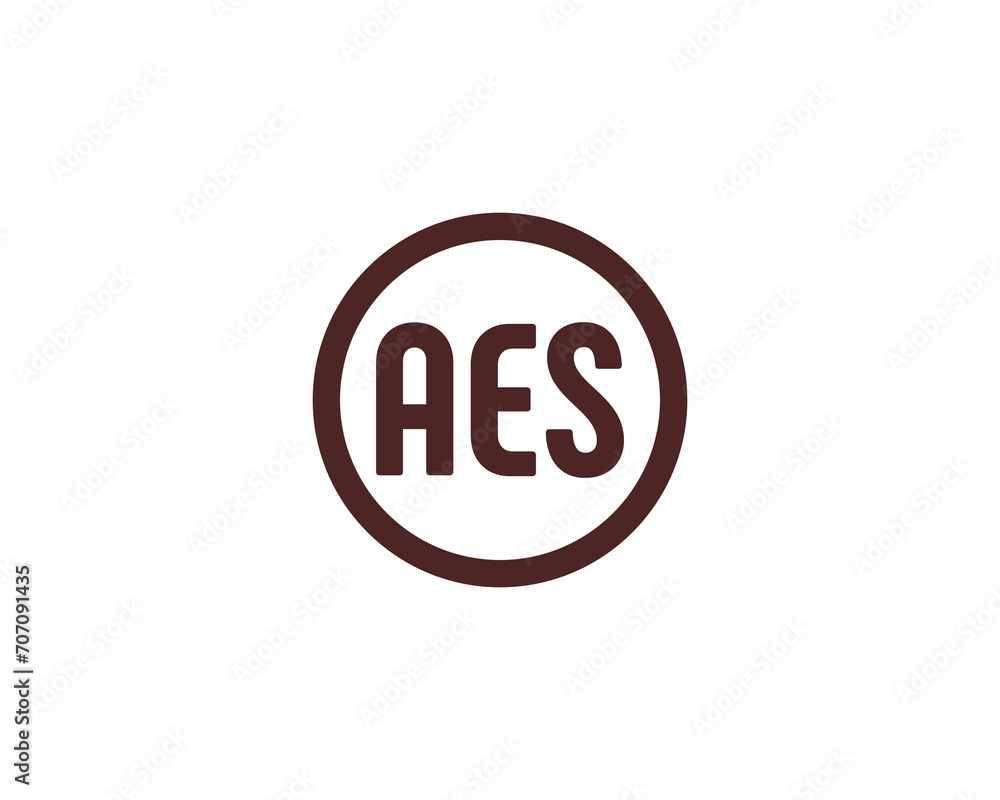 AES LOGO DESIGN VECTOR TEMPLATE AES LOGO DESIGN VECTOR TEMPLATE