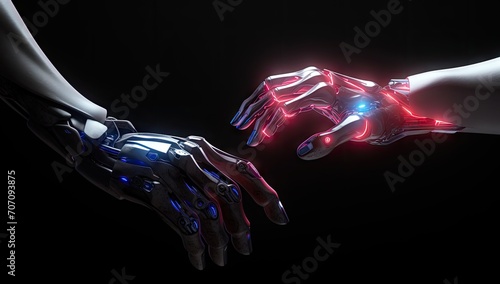 3d rendered illustration of a robot hand 