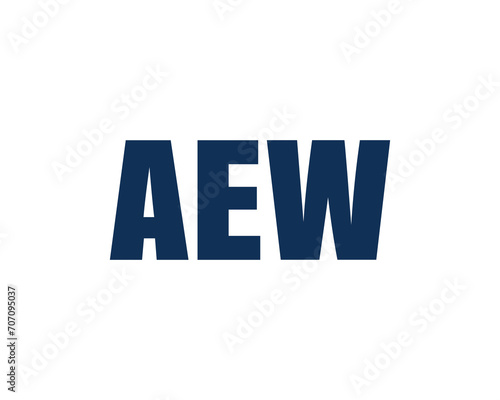 AEW LOGO DESIGN VECTOR TEMPLATE