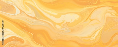 Pastel ochre seamless marble pattern with psychedelic swirls  photo