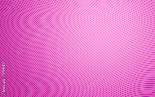 Pink background, Valentine's day theme, curved, wavy pattern, or wallpaper with modern pattern for background. 3D Rendering.