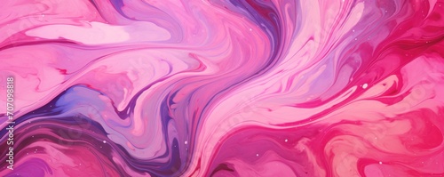 Pastel ruby seamless marble pattern with psychedelic swirls 