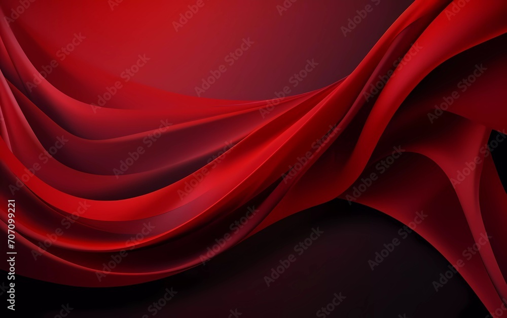Abstract dark red background poster with dynamic. generative ai Abstract dark red background poster with dynamic. generative ai