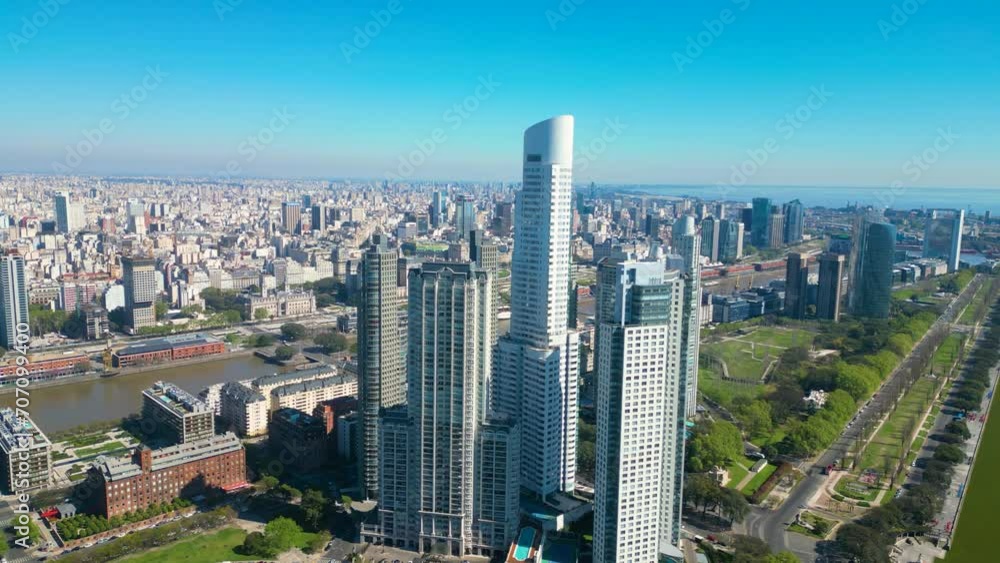 Puerto Madero Skyscrapers Buenos Aires City Aerial
Puerto Madero Skyscrapers Buenos Aires City Aerial