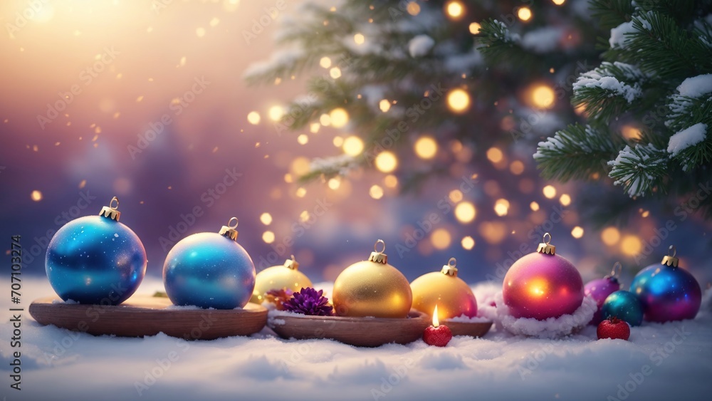 christmas tree and decorations christmas tree and decorations