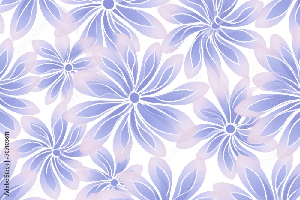 Periwinkle repeated soft pastel color vector art line pattern 
