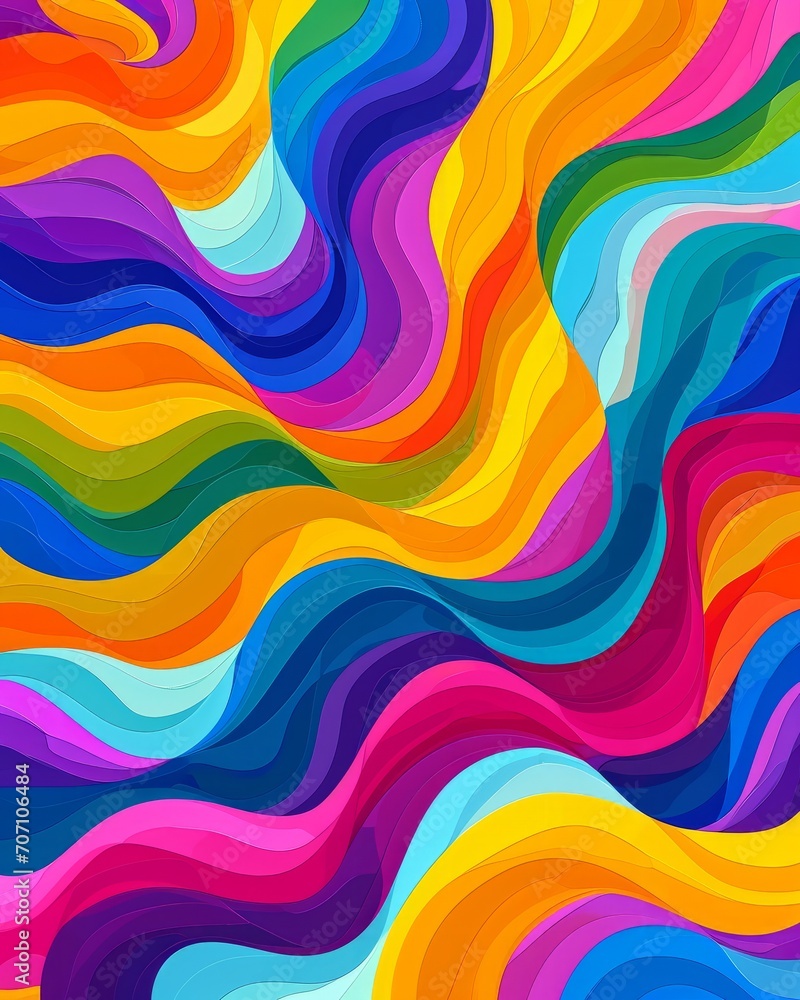colorful waves and shape pattern repetition, wallpaper colorful waves and shape pattern repetition, wallpaper