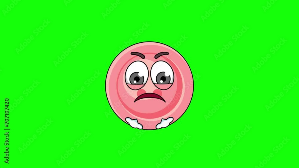button character with expressions of irritation, anger, and contempt, face with Steam From Nose button character with expressions of irritation, anger, and contempt, face with Steam From Nose